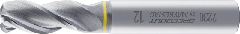 Fräser SC Alu DIN6527L Z3 3xD/2xD 34-38° ER HA FRS-VHM-SP-DIN6527L-AL-HB-D8,0X0,