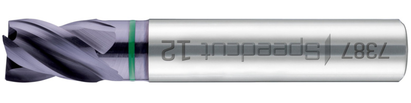 Fräser SC DIN6527K Z4 2,5xD/1xD 35-38° TiAlN-S HA SHFTFRS-SP-DIN6527K-UV-VHM-TNS