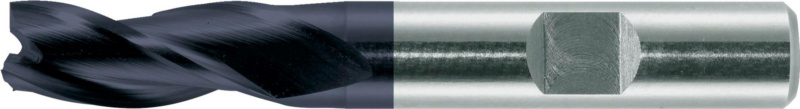 Langlochfräser HSCo8, lang, Dreischneider, zentrumschneidend DIN 844L