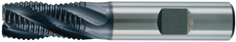 HPT-Schaftfräser HSCo-PM DIN 844K, kurz, zentrumschneidend