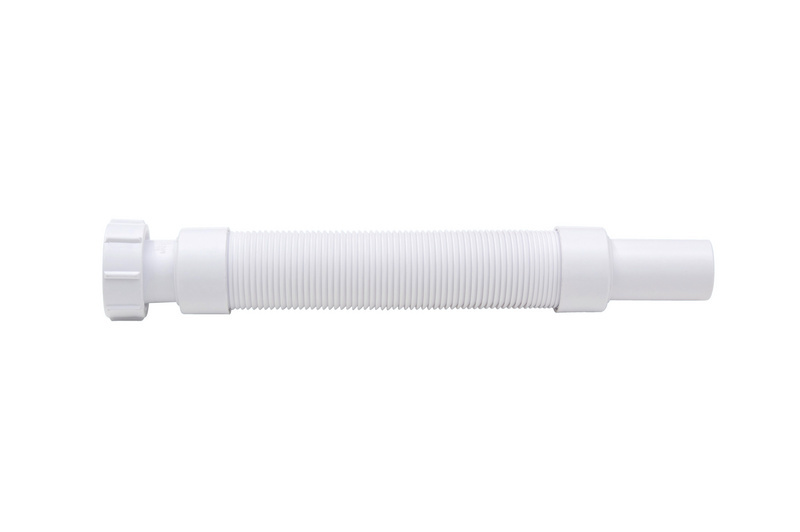 Flexschlauch für Waschbecken 1 1/4" x DN32 Polypropylen weiß