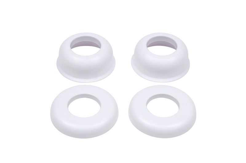 Rosetten-Set DN 40 4-teilig, Polypropylen weiß