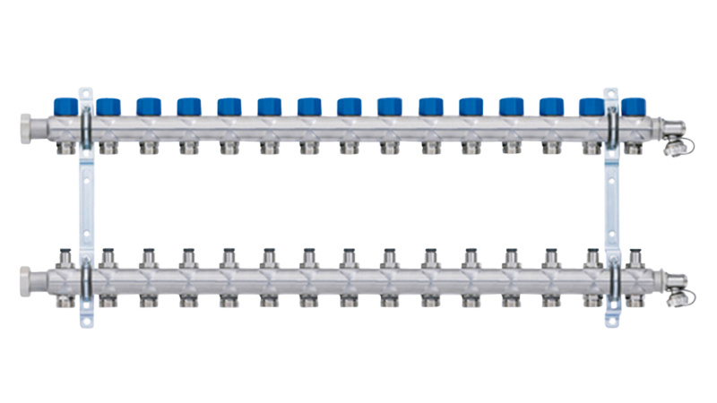 PRINETO Heizkreisverteiler mit Regulierventil VERT-PRINETO-15FACH-REGULIERVENTIL