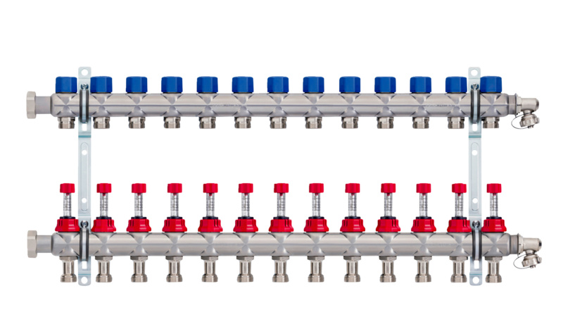 PRINETO Heizkreisverteiler mit Regolux Memory VA VERT-PRINETO-HK-13FACH-(REGOL.M
