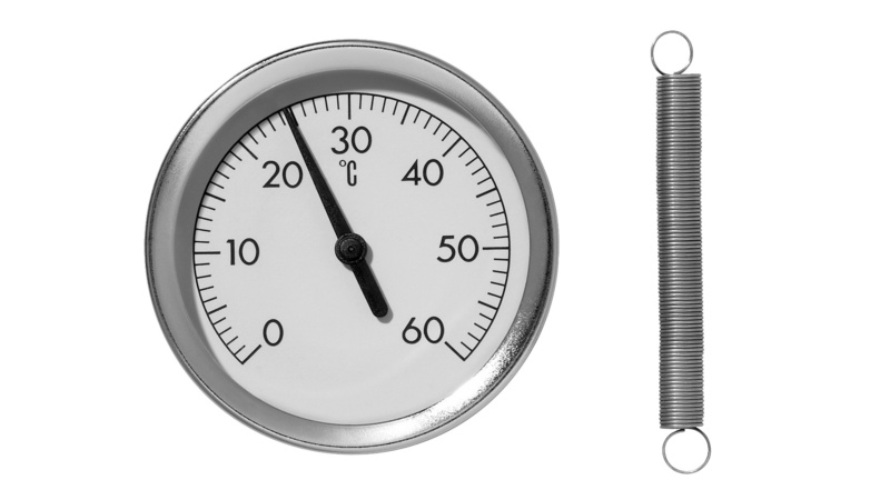 PRINETO Thermometer für Heizkreisverteiler THERMOM-PRINETO-(0-60GRD)