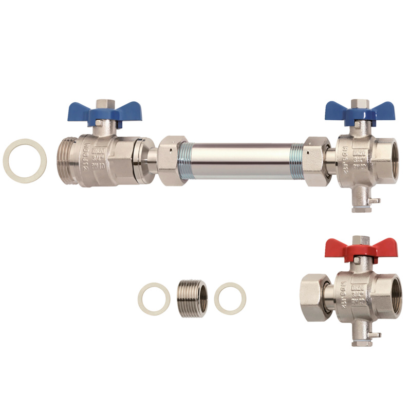 PRINETO Anschlussgruppe für WMZ u. RV horizontal ANSHLGRU-PRINETO-HORIZ-(F.WMZ+D