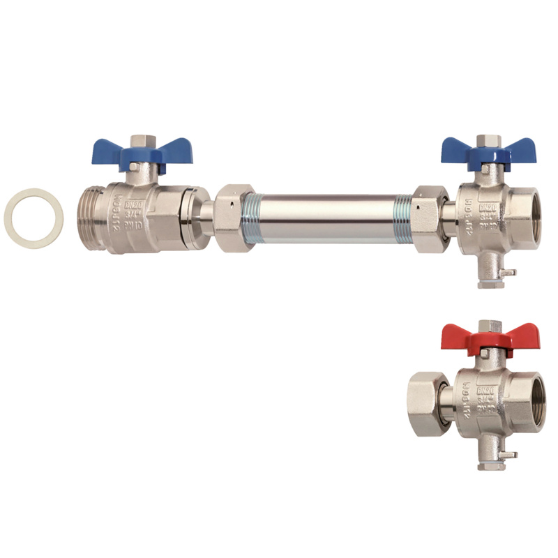 PRINETO Anschlussgruppe für WMZ u. RV horizontal ANSHLGRU-PRINETO-HORIZ-(F.WMZ+D