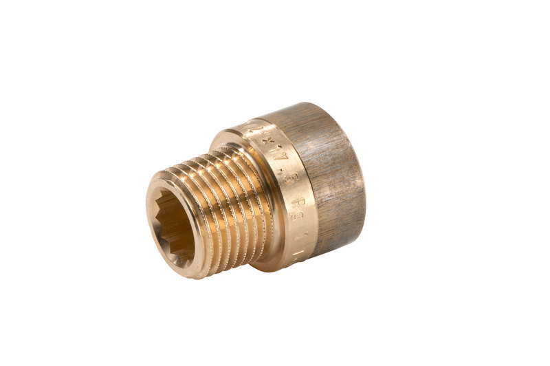 Rotguss-Verlängerungen 1/2"x17,5mm