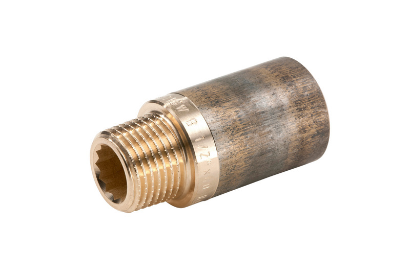 Rotguss-Verlängerungen 1/2"x40mm