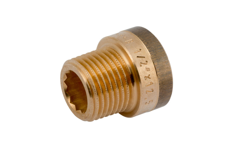 Rotguss-Verlängerungen 1/2"x15mm
