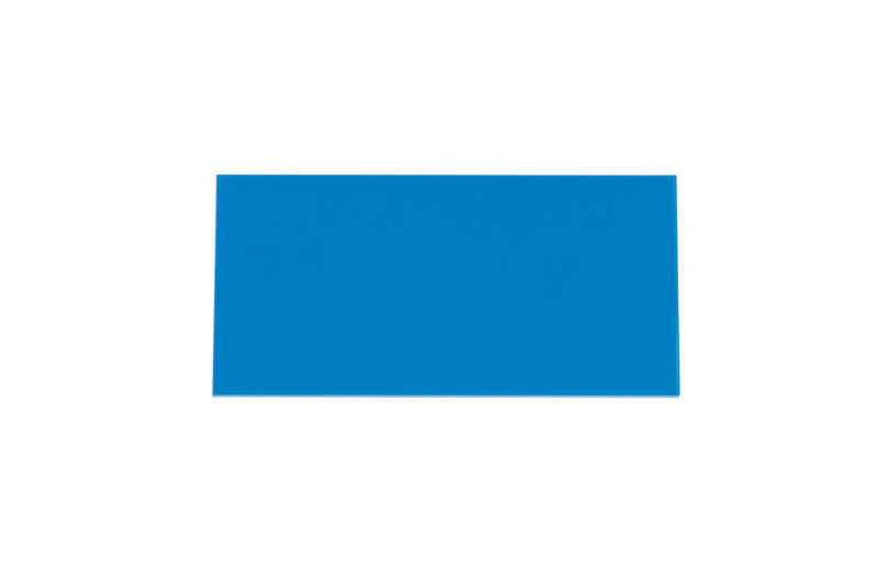 Leerschild glatt LEERSHLD-GLATT-BLAU