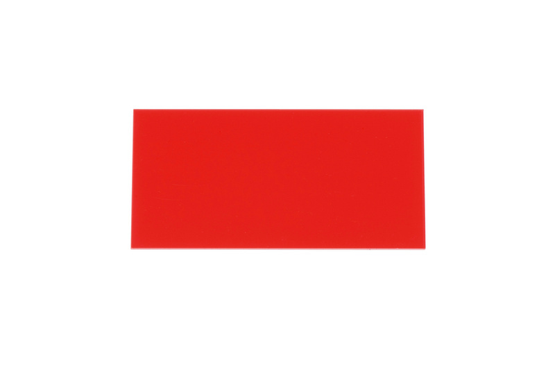 Leerschild glatt LEERSHLD-GLATT-ROT