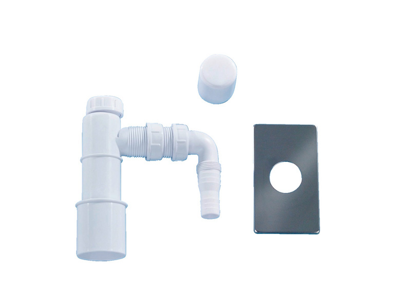 Unterputz-Siphon Kompakt 40/50mm mehrteilig, Polypropylen weiß