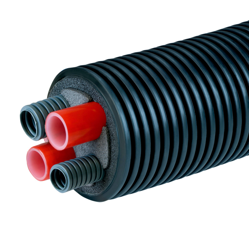 Wärmepumpenrohr Kunststoff KSTRO-WAERMEPUMPE-(2X50/145)-DN40X23M