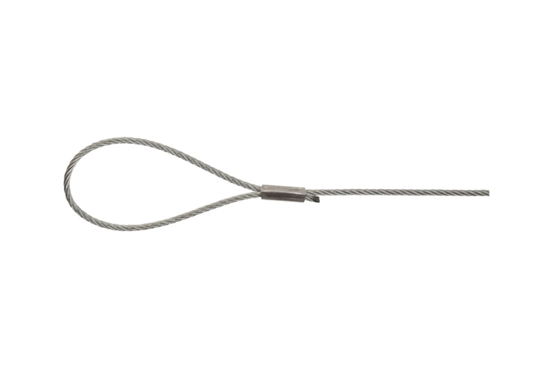 Drahtseil mit Endung Schlaufe 1m