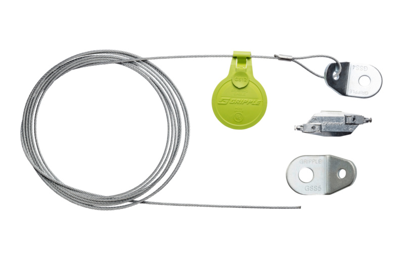 Drahtseil Kit Standard mit geschlossenem Haken DRSEIL-SET-SEISMIK-STANDARD-3MM