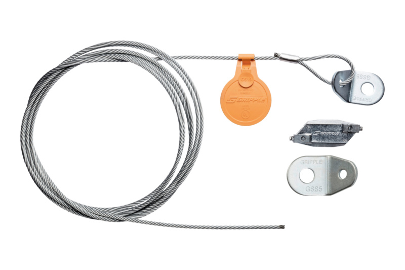 Drahtseil Kit Standard mit geschlossenem Haken DRSEIL-SET-SEISMIK-STANDARD-5MM