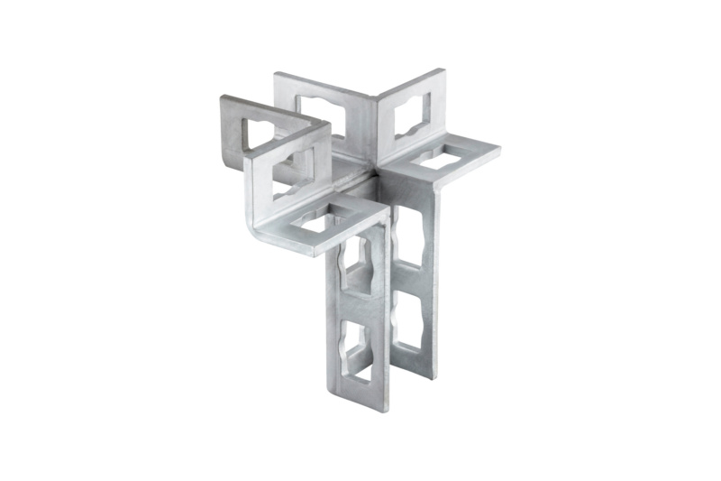 VARIFIX Schienenverbinder 4D offen feuerverzinkt SHNVERB-4D-PRFL41-TZN-LNGLO-PWR