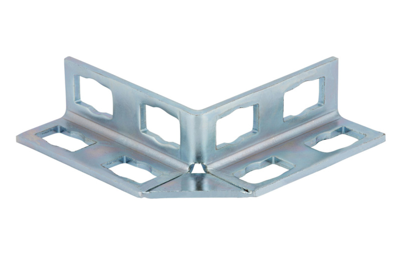 VARIFIX Winkelverb 90° 8 Langlöcher Powerknopf TZN WNKLVERB-PRFL41-90GRD-8LNGLO-