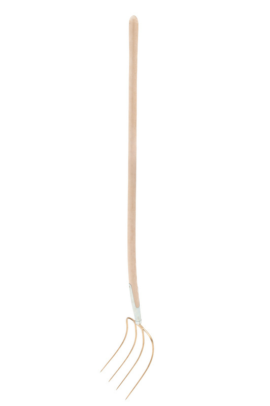 Dunggabel mit vier Zinken und Eschenholzstiel 1.350 mm