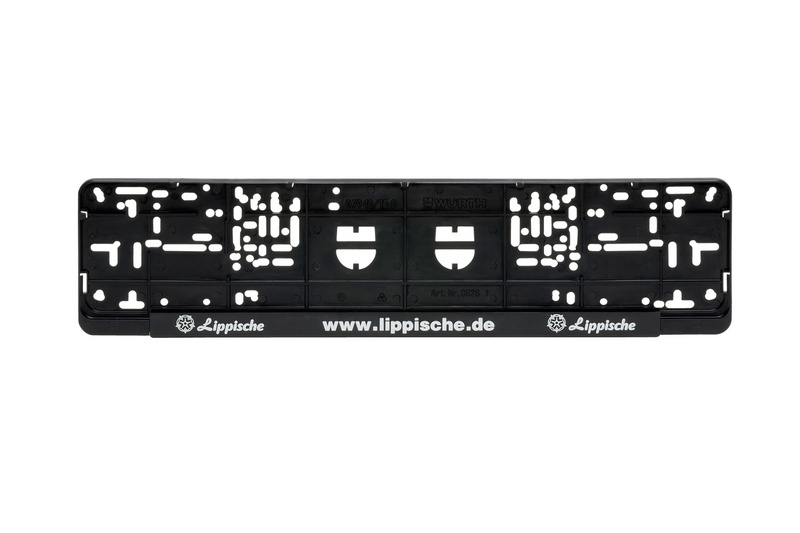Kennzeichenbefestigung Classic komplett bedruckt 520 mm