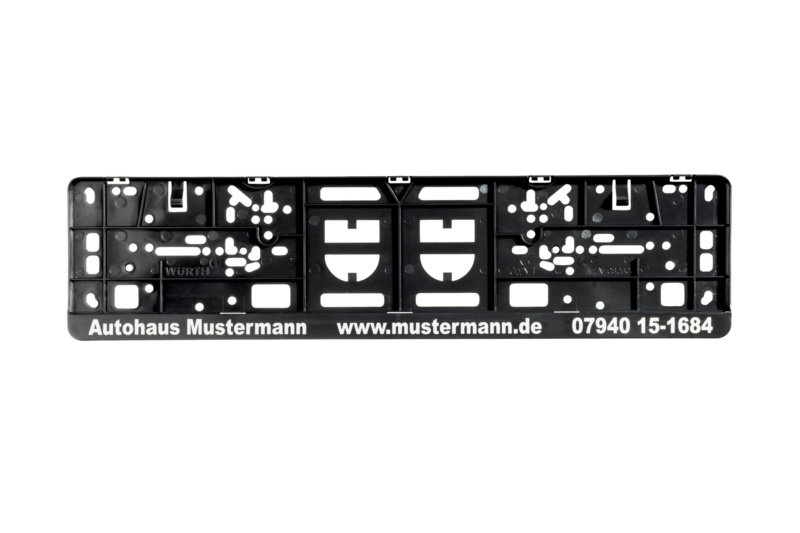 Kennzeichenbefestigung EASY bedruckt KSB-BEDR-EASY-SILBER-POS-520MM