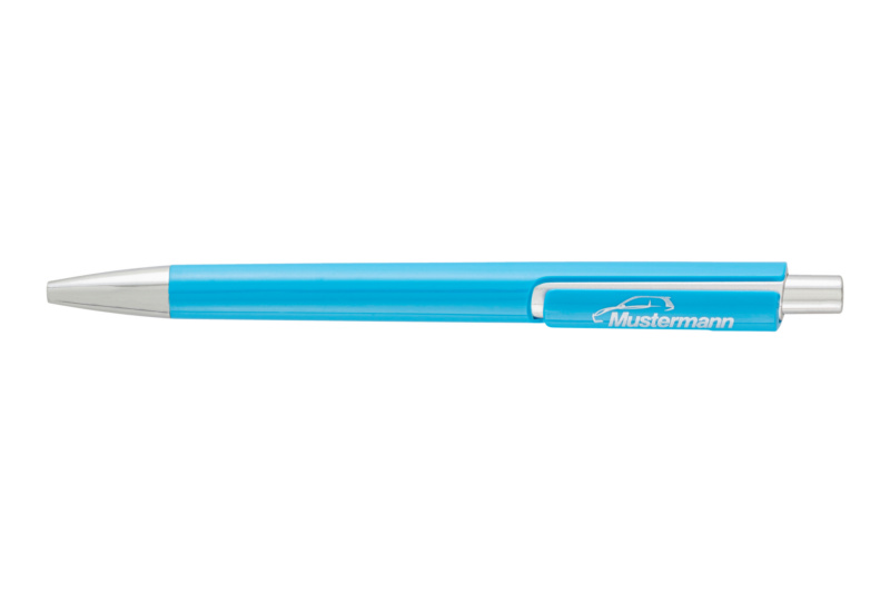 Kugelschreiber Color bedruckt KULI-BEDR-COLOR-HELL-BLAU-1FBG