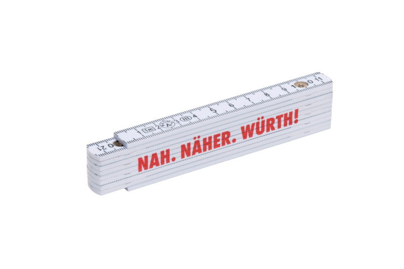 Gliedermaßstab 1M MSTAB-KST-INGLK-M.EINRAST-1FARB-1M
