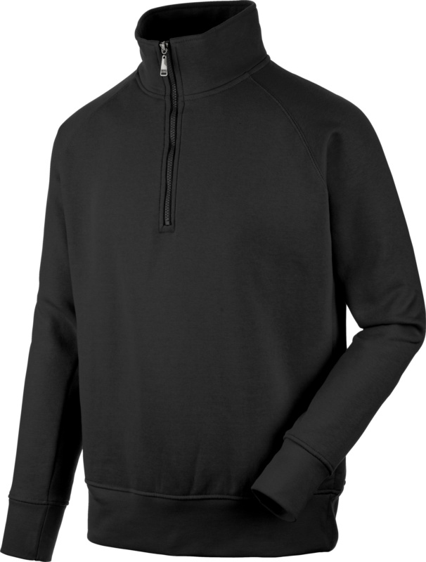 T-Shirt/ Polo/ Sweat CBRE SWEAT 1/2 ZIP JOB+ SCHWARZ XS