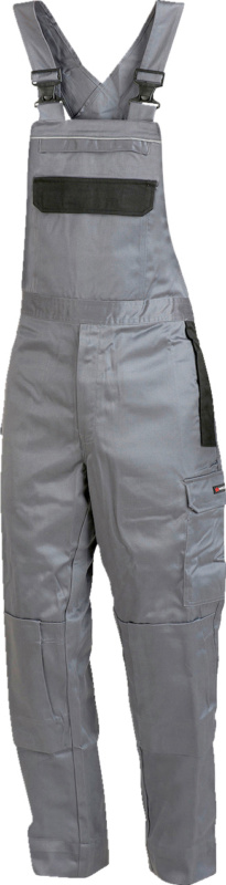 Bundhose/ Latzhose CBRE MULTINORM LATZHOSE GRAU/SCHWARZ 46