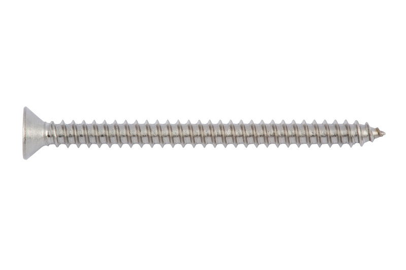 Senk-Blechschraube Form C mit Kreuzschlitz H 6,3 x 80