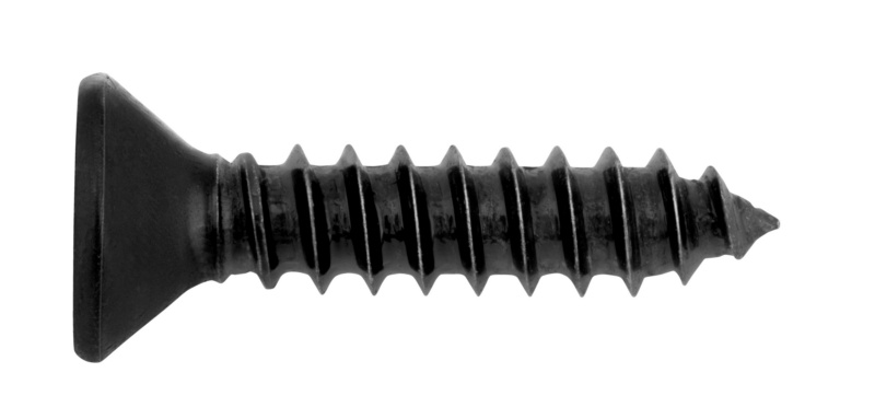 Blechschraube Senkkopf ISO 7050, Stahl, Zink-Nickel schwarz (ZNBHL)