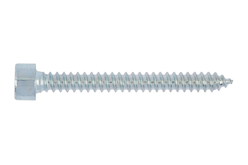 Zylinder-Blechschraube Form C mit Innensechskant 6,3 x 80
