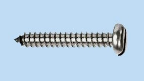 Zylinder-Blechschraube Form C mit Schlitz 3,9 x 9,5