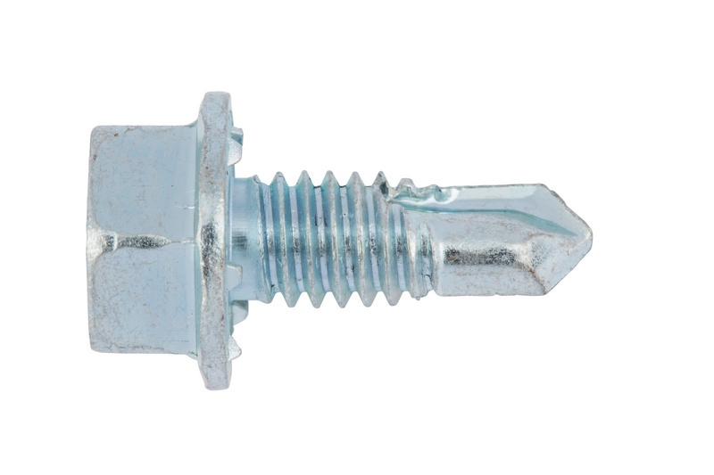 Kontakt-Bohrschraube Sechskantkopf mit Bund pias 6,0 x 16