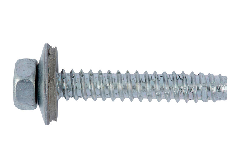 Fassadenbauschraube 6,3x45 mit Sechskantkopf und Dichtscheibe Faba Typ BZ