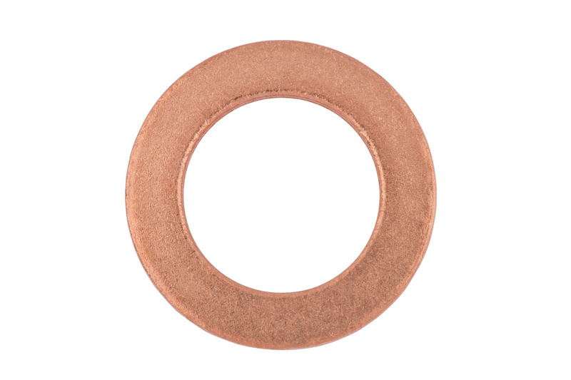 Scheibe Ø 6,4 mm DIN 433, Kupfer blank für Zylinderschraube
