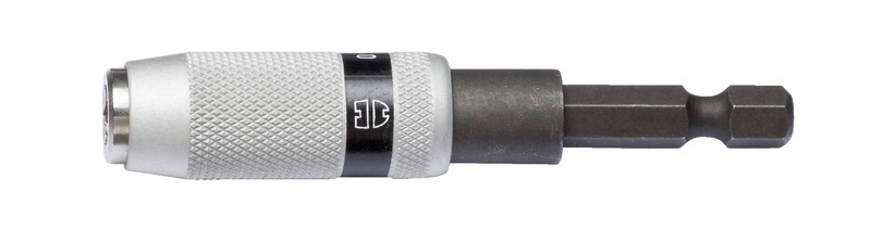 Zebra Bithalter mit Magnet 1/4"  E 6,3  L 74 mm