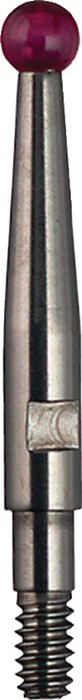 Messeins.D.2mm L.11,8mm KGL M1,6 Rubin Fühlh.-Messger.KÄFER