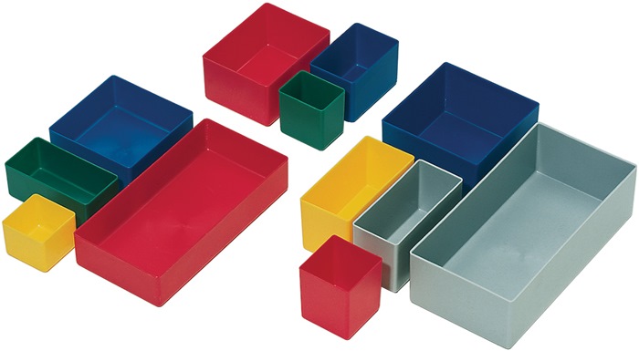 Einsatzkasten 108x54x63mm blau PS f.Schubl.u.Sortimenskästen LA-KA-PE