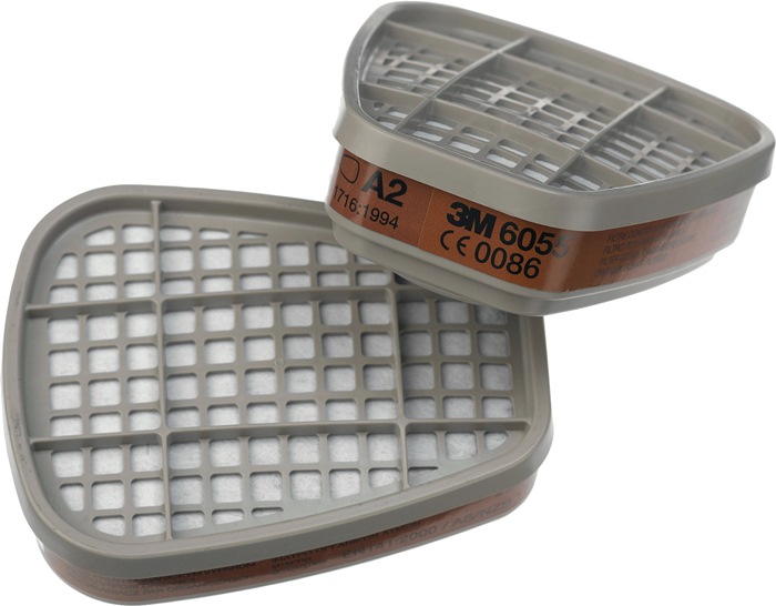 Gasfilter 6055 EN143:2000 A2 f.Ser.6000 3M