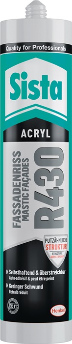 Acryl R430 Fassadenriss 300 ml altweiß Kartusche SISTA