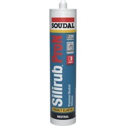 Silikondichtstoff Silirub ProN schwarz 300ml Kartusche SOUDAL