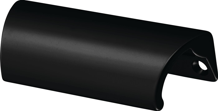 Möbelgriff schwarz ku.-besch.78mm HERMETA