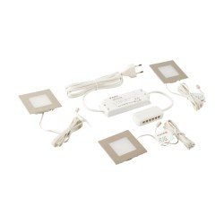 LED-Einbauleuchte EBL-24-3 , 24V/4W 3er-Set, warmweiß