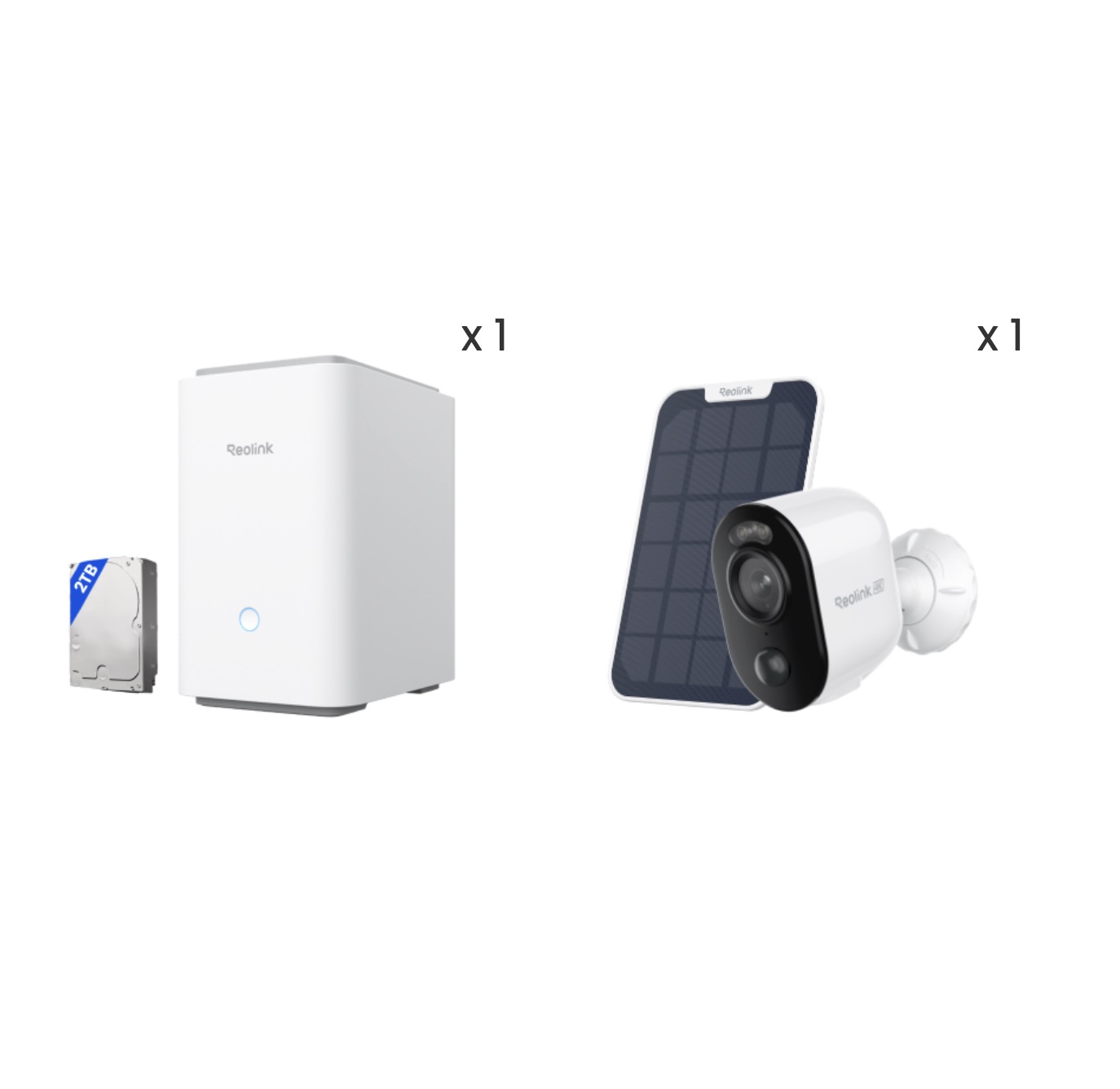 Home Hub Pro 1 er-Paket + Argus 3 Ultra (Weiß) + Solarpanel (Weiß)