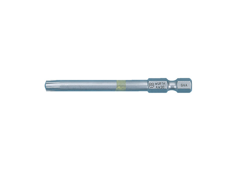 Bit AW®  E 6,3 (1/4 Zoll) AW30 mit patentiertem AW-Abtrieb und Farbmarkierung