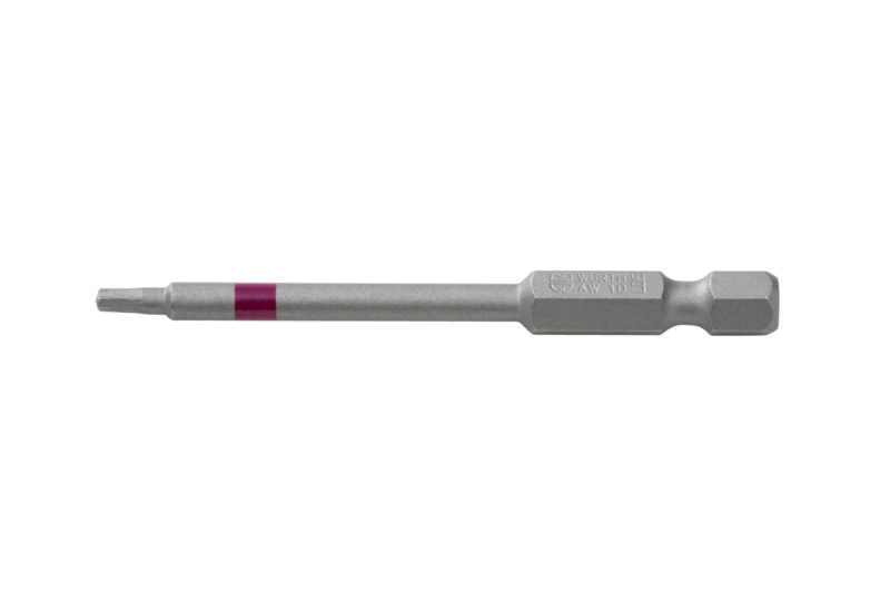 Bit AW®  E 6,3 (1/4 Zoll) AW10 mit patentiertem AW-Abtrieb und Farbmarkierung