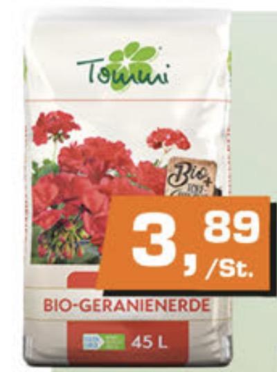 BIO Geranienerde 45 Liter