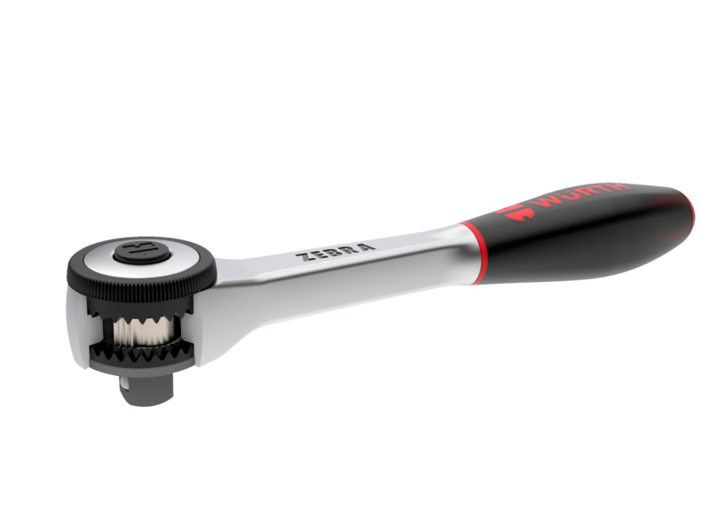 Umschaltknarre 1/2 Zoll mit 360°-Drehgriff